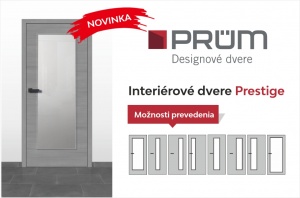 Interiérové dvere PRÜM - Novinka - Modelová rada Prestige