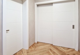 Biele lakované interiérové dvere PRÜM Royal 251 Biela exclusiv