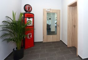 Interiérové dvere PRÜM Standard, povrch dverí CPL laminát 3D - Touch dub DA, výplňové sklo Float číry