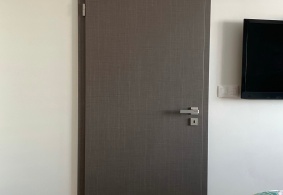 Interiérové dvere PRÜM Royal 1D v povrchu CPL Karo dark s Premiumkante